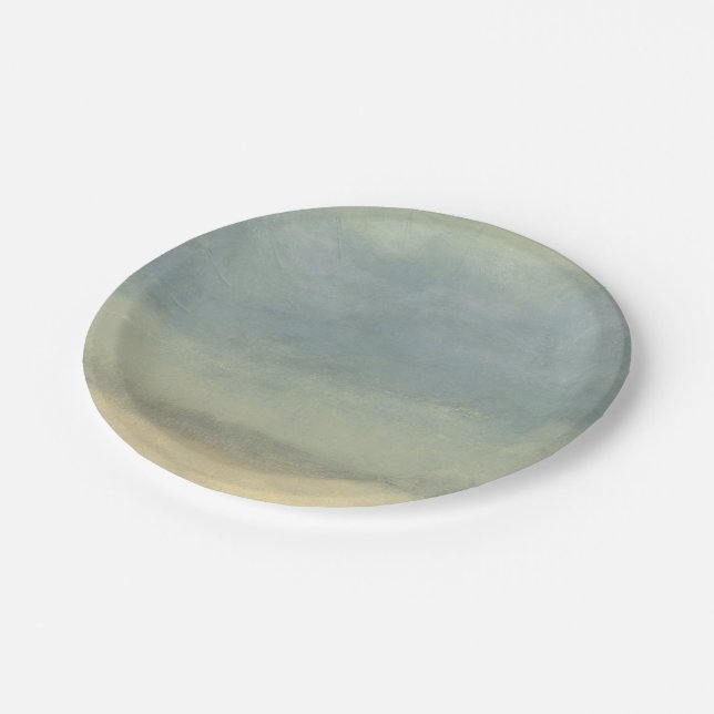 Prato De Papel Abstrato Paisagem com Céu Transmitido (Inclinado)