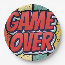 Prato De Papel Acabou o jogo.