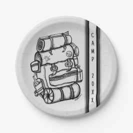 Prato De Papel Acampador/Caminhante Piquenique de Acampamento Per