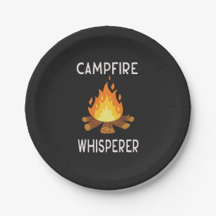 Prato De Papel Acampamento - Suspiro de Campfire