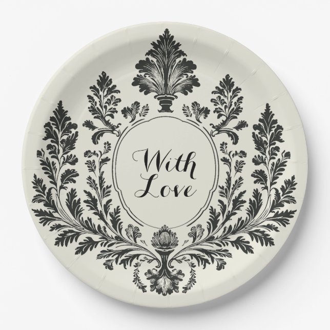 Prato De Papel Acanthus & Antiquity (Frente)