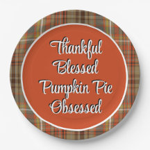 Ação de Graças Pumpkin Pie Dessert