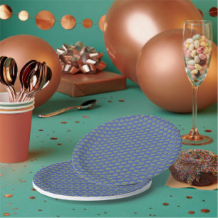 Prato De Papel Aço em Abstrato