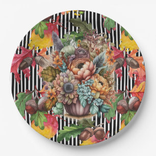 Prato De Papel Acorn está no outono