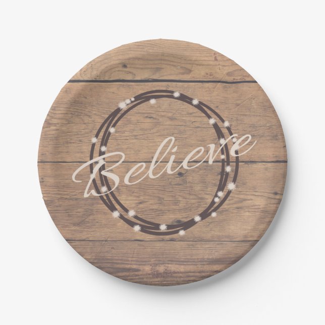 Prato De Papel Acredite (Frente)