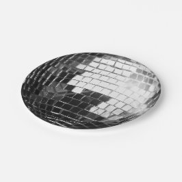 Prato De Papel Adesivos de Bola Disco Redondos