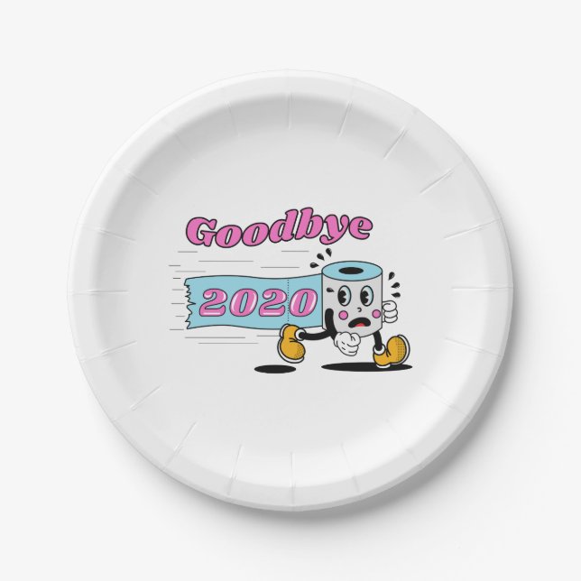 Prato De Papel Adeus 2020 - Finalmente acabou (Frente)