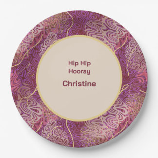 Prato De Papel Adult Birthday Silhouette Stencil Art Pattern