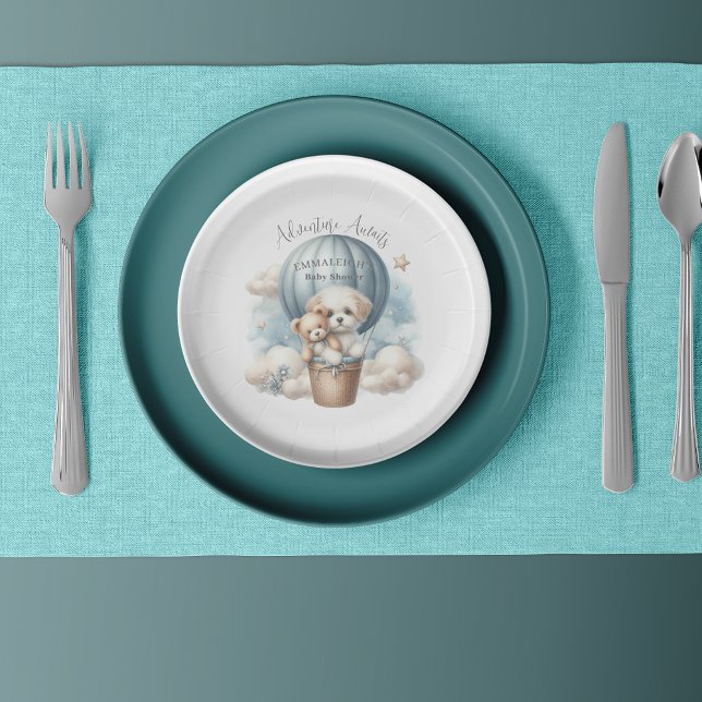 Prato De Papel Adventure Aguarda Chá de fraldas de papoila de bal (Criador carregado)