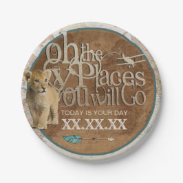 Prato De Papel Adventure Theme Party Plate