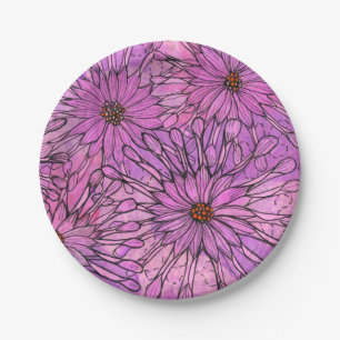 Prato De Papel África Daisy Cape Daisies Flores Rosa Arte Floral