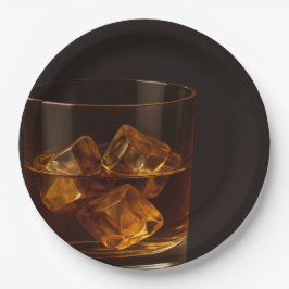 Prato De Papel Aged to Perfection Whisky Birthday Celebration