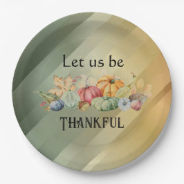 Prato De Papel Agradecemos