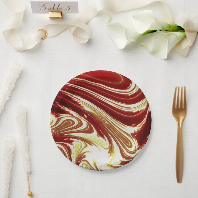 PRATO DE PAPEL ÁGUA (Casamento)