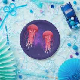 Prato De Papel Água-Vazio Incrível No Espaço