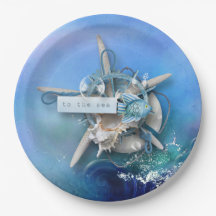 Aguarela náutica ao mar