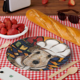 Prato De Papel Airedale Terrier