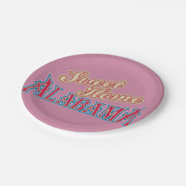 Prato De Papel Alabama está em casa