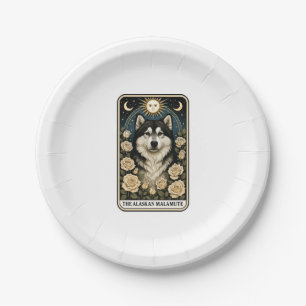 Prato De Papel Alaskan Malamute