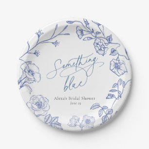 Prato De Papel Algo Chá de panela Azul