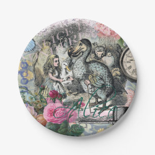 Prato De Papel Alice Classic Wonderland Dodo Arte Tenniel