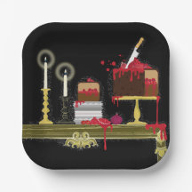 Alice no Halloween na prateleira do chá da terra m