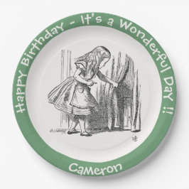 Prato De Papel Alice no País das Maravilhas, Aniversário ou Outro