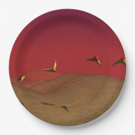 Prato De Papel Alien Flight