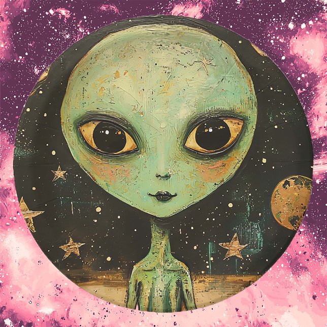 Prato De Papel Alienígena de OVNI (Criador carregado)