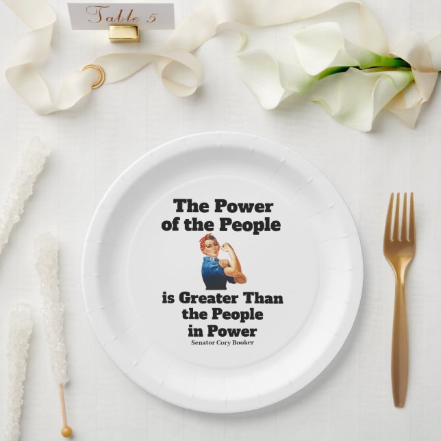 Prato De Papel Alimentação da placa de papel do Pessoas (Casamento)