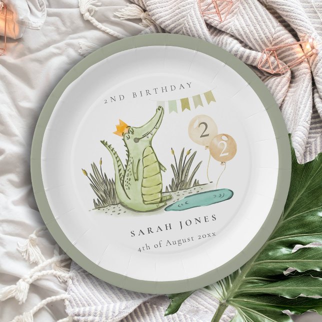 Prato De Papel Alinhador de Chompo em Suíno Qualquer Idade Aniver (Criador carregado)