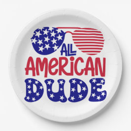 Prato De Papel All American Dude