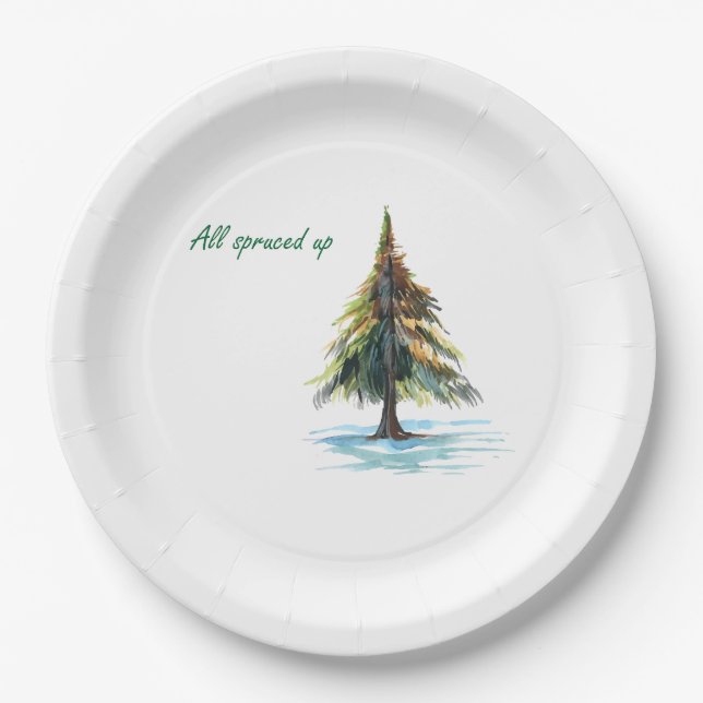 Prato De Papel All spruced up (Frente)