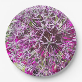Prato De Papel Allium & Flowers de Verão