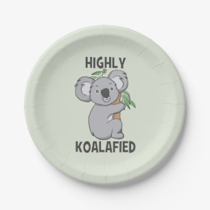 Prato De Papel Altamente Koalafied Koala