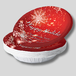 Prato De Papel Alterar TODO Texto Organização Natal 20xx