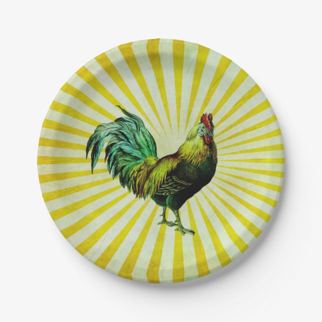 Prato de Papel Amanhecer (Frente)