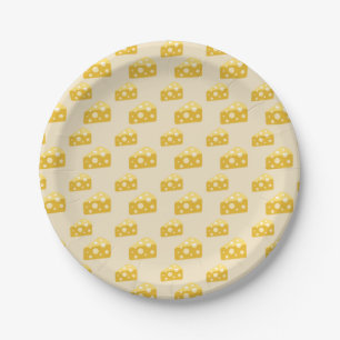 Prato De Papel Amantes de Queijo Suíço Emmental Amarelo Amante de