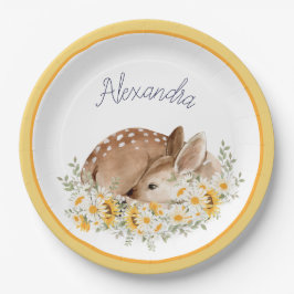 Prato De Papel Amarelo Nosso Querido Querido, Girassóis