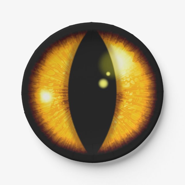 Prato De Papel Amber Dragon Eye (Frente)