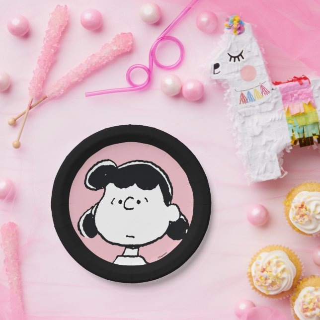 Prato De Papel Amendoins | Rostos da Lucy (Festa)