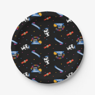 Prato De Papel Amendoins Snoopy Seu Futuro Parece Brilhante Gradu