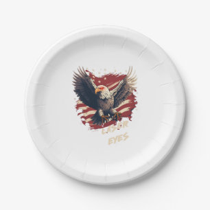 Prato De Papel American Eagle Bitmoney - Olhos a Laser