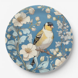 Prato De Papel American Goldfinch William Morris Inspired