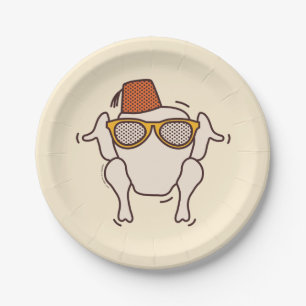 Prato De Papel AMIGOS™   Ação de amizade