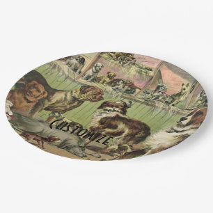 Prato De Papel Amigos de Furto Personalizados Amantes de Cachorro