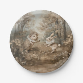 Prato De Papel Amigos - Placas de Papel Redondas