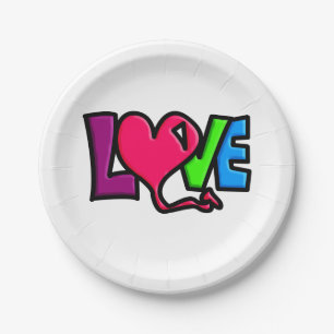 Prato De Papel Amor