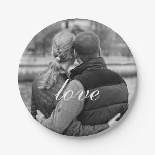 Prato De Papel Amor Crie sua própria fotografia