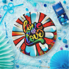 Prato De Papel Amor é Amor